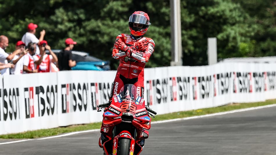 Marc Márquez, ganador del GP de República Checa de Moto GP.