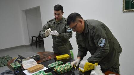 Decomisan 93 kilos de cocaína. Foto: GNA