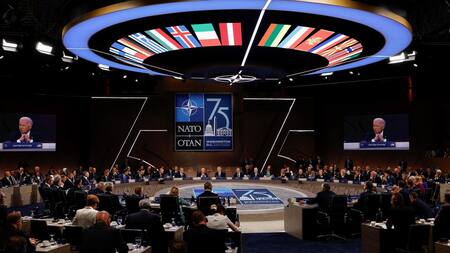 Aniversario 75 de la OTAN. Foto: Reuters.