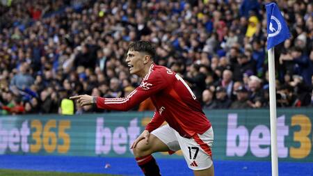 Alejandro Garnacho, Manchester United. Foto: Reuters