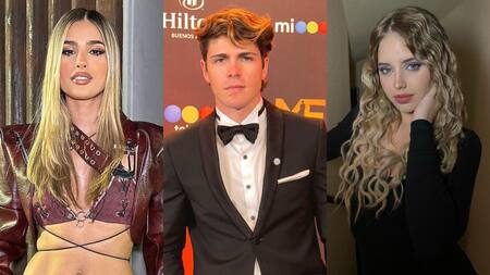 Julieta Poggio, Marcos Ginocchio y Coti Romero. Fotos: Instagram.