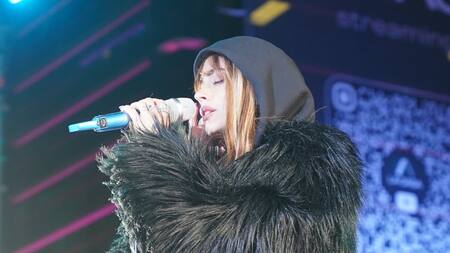 Tini Stoessel en su show gratuito en Palermo. Foto: Instagram somoslacasaok.