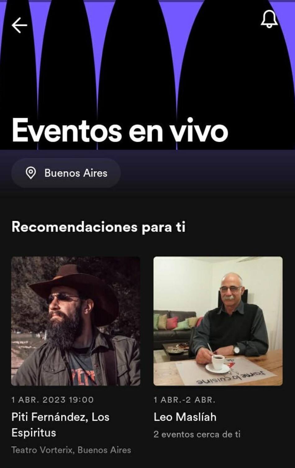 Spotify, nueva actualización. Foto: captura de la plataforma.