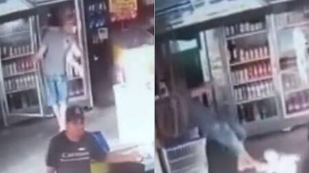 El descuido que pudo terminar en tragedia: abrió la heladera descalzo con su hijo en brazos y terminó electrocutado