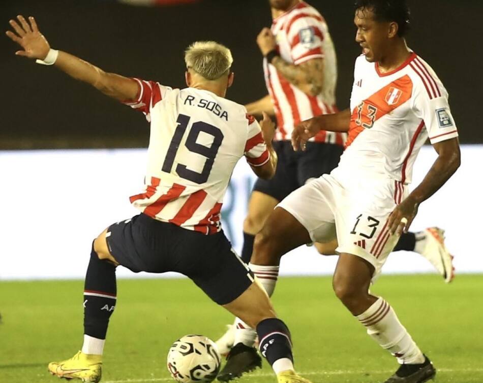 Paraguay vs Perú. Foto: Twitter @SeleccionPeru.