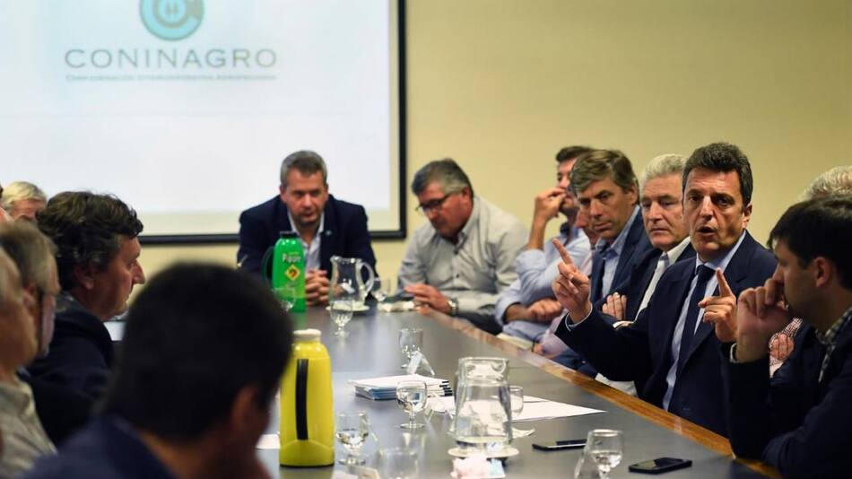Sergio Massa en Coninagro, Frente Renovador