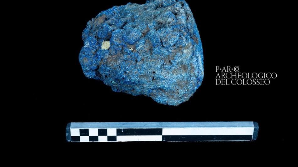 Hallan en la "Domus Aurea" de Roma los preciados pigmentos usados en su decoración. Foto: EFE.
