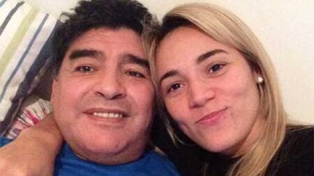 Diego Maradona y Rocío Oliva
