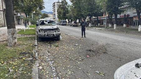 Ataques en Nagorno Karabaj. Foto: EFE.