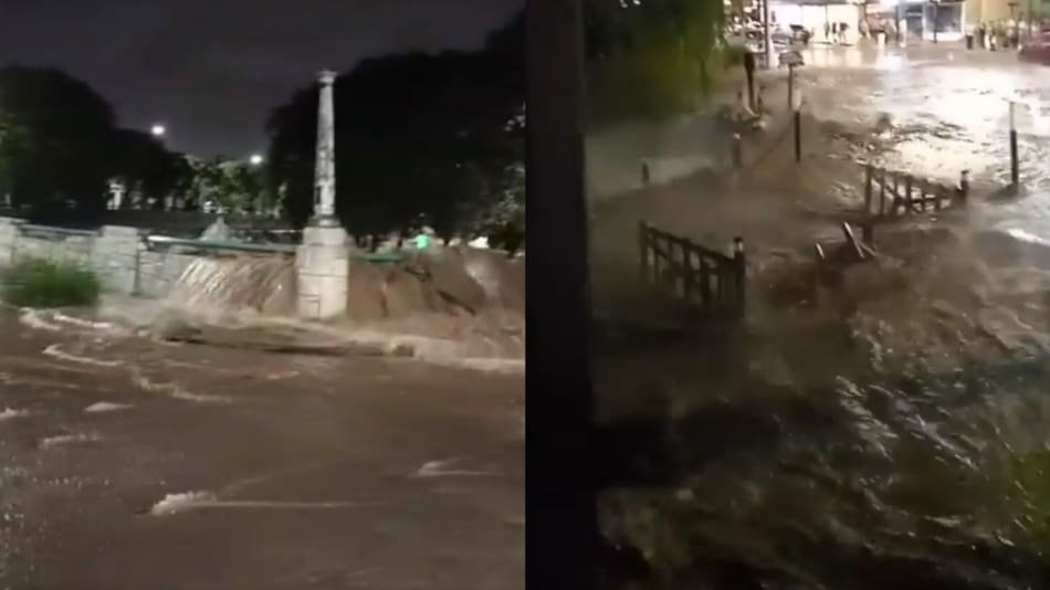 Inundaciones en Córdoba. Foto: captura video.