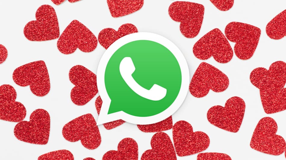 Modo Amor en WhatsApp. Fotos: WhatsApp y Freepik.
