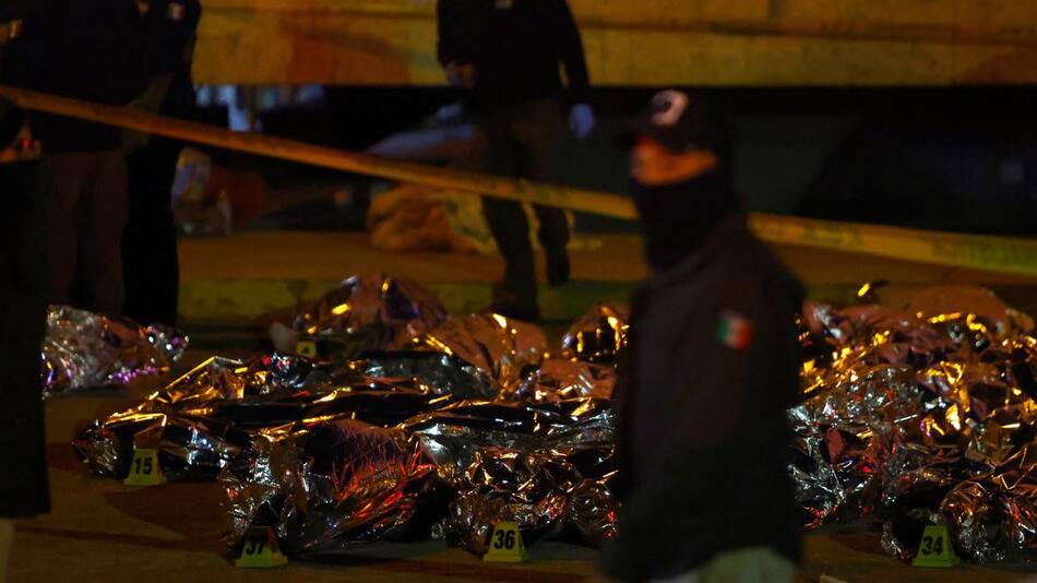 Un grave incendio se llevó la vida de migrantes en la frontera entre México y EEUU. Foto: Reuters.