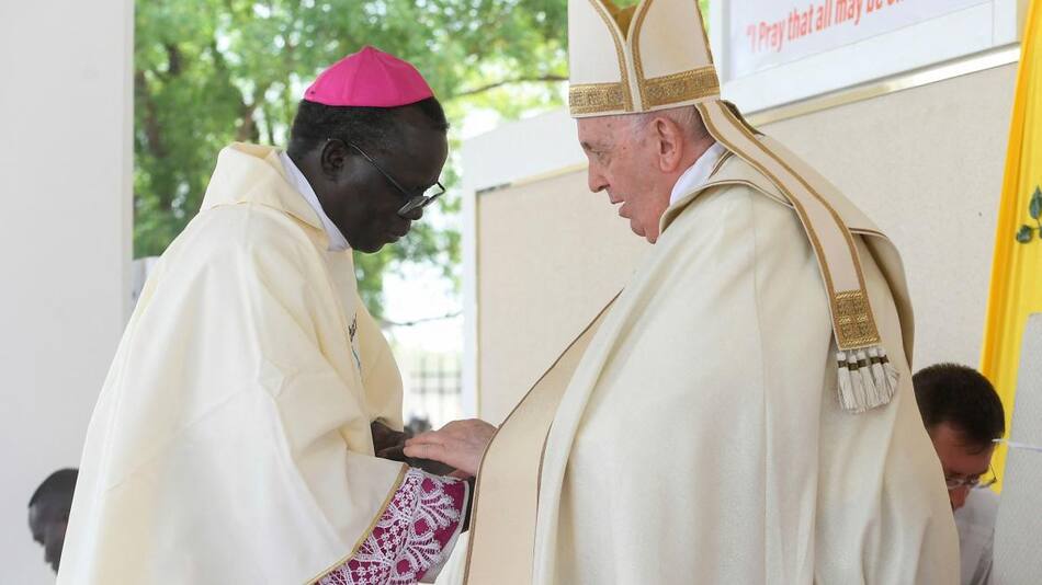 El Papa Francisco en Sudán, foto Reuters