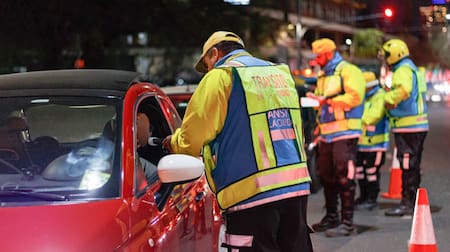 Control de tránsito; multas. Foto: NA