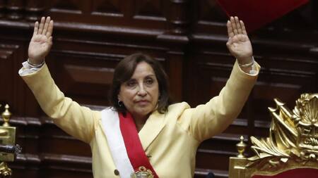 Dina Boluarte, presidenta de Perú. Foto: EFE