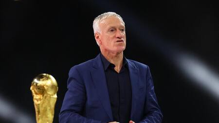 Didier Deschamps en la final del Mundial de Qatar. Foto: REUTERS.