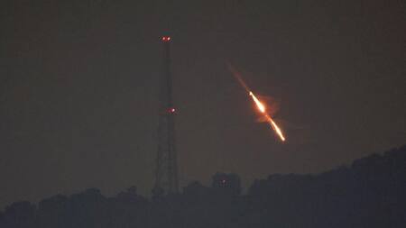 Drones y misiles iraníes sobrevuelan Israel. Foto: EFE.