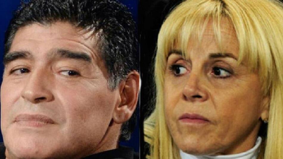 Diego Maradona y Claudia Villafañe, NA