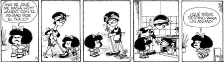 "Los ánimos", Mafalda. Foto: Quino