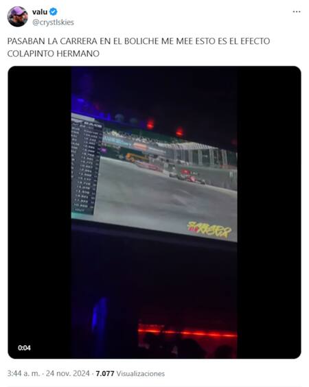 Los mejores memes sobre Franco Colapinto. Foto: captura.