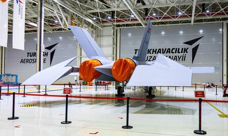 KAAN, el avión de combate de quinta generación turco. Foto: X @Defence_Turk