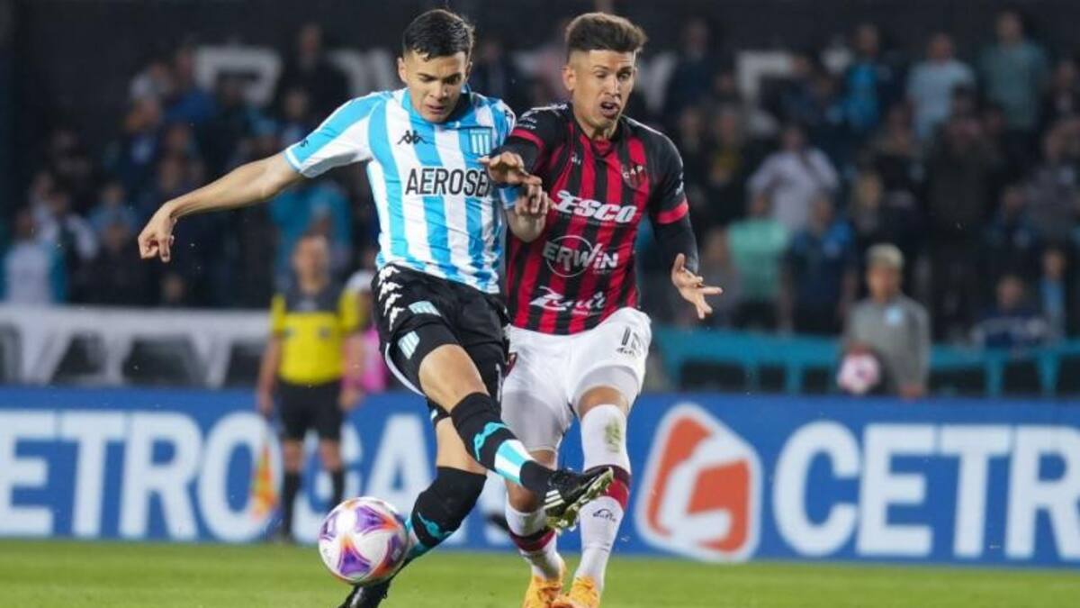 Racing vs Patronato, fútbol argentino. Foto: NA.
