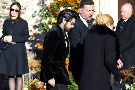 Zayn Malik en el velorio de Liam Payne. Foto: Reuters.