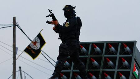 Militares de la Yihad Islámica. Foto: Reuters