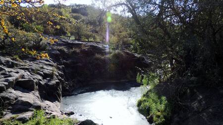 Cascada Quebrada de Tello, Rio Ceballos, Córdoba. Foto: Facebook / Córdoba Para Conocer.