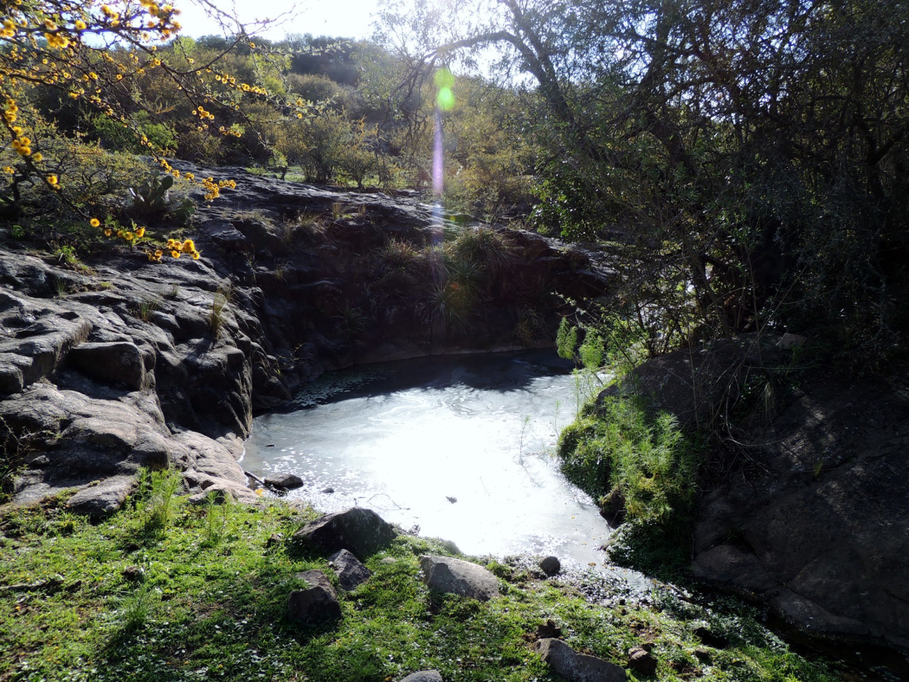Cascada Quebrada de Tello, Rio Ceballos, Córdoba. Foto: Facebook / Córdoba Para Conocer.