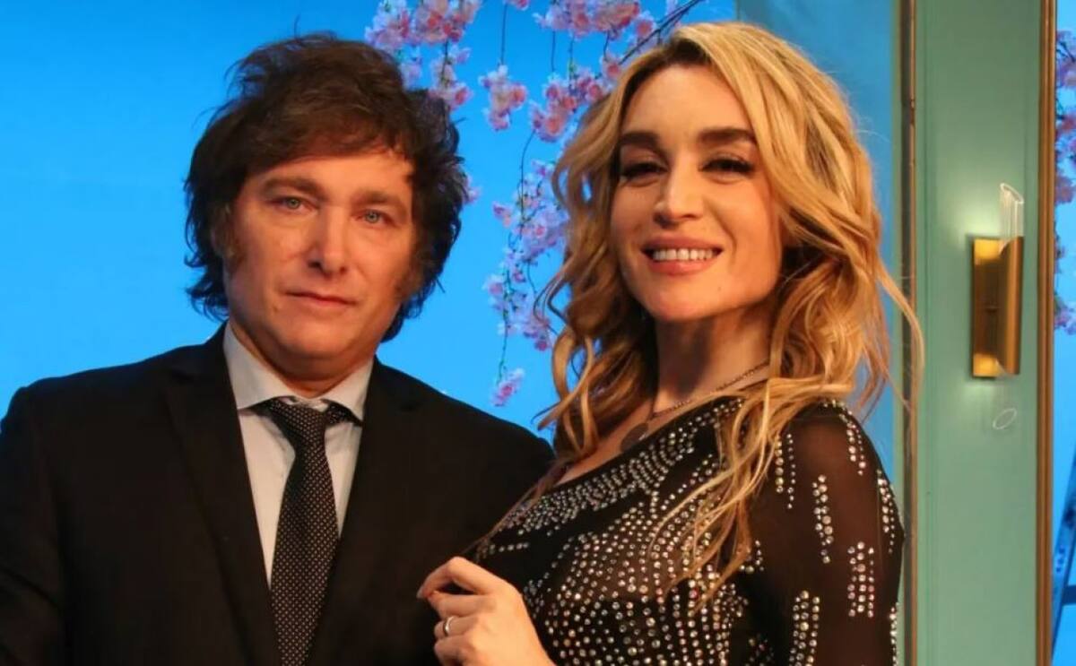 Javier Milei y Fátima Florez. Foto: Gentileza Movilpress.