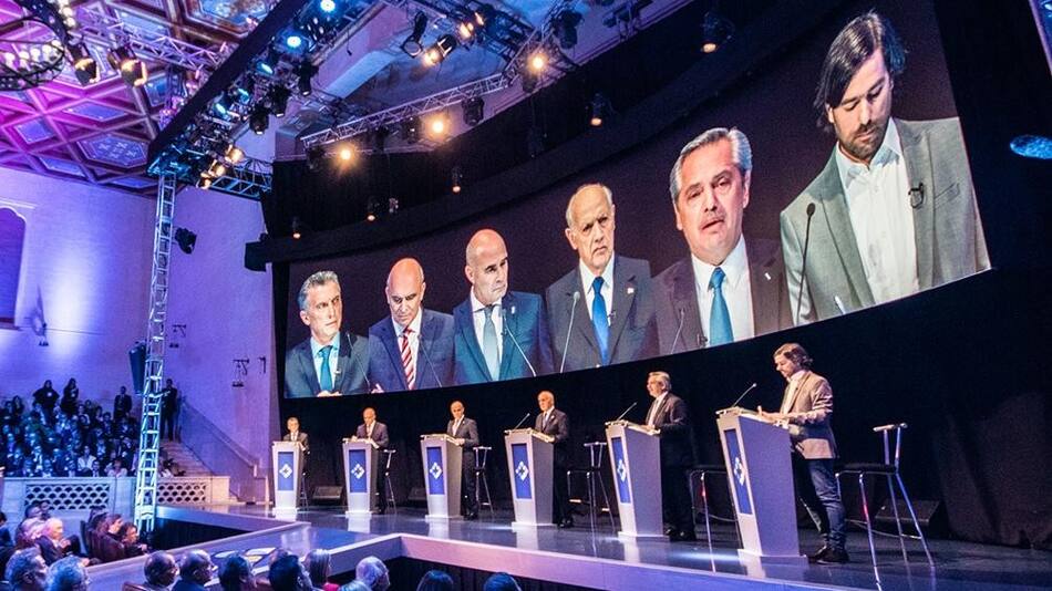 Debate presidencial, candidatos