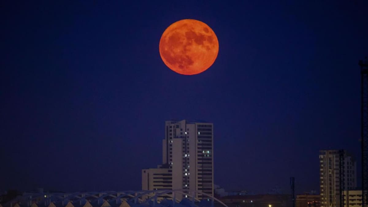 Se acerca la primera Superluna del 2026 a Argentina. Foto EFE.