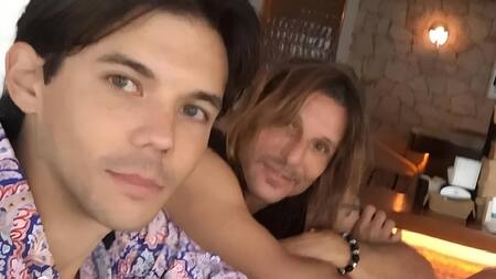 Axel Caniggia y Claudio Paul Caniggia. Foto: Instagram.