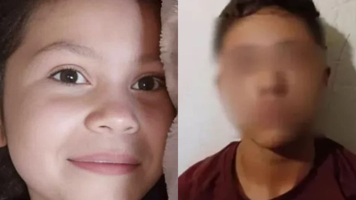 Menor detenido por el asesinato de Kim Gómez. Fotos: NA.
