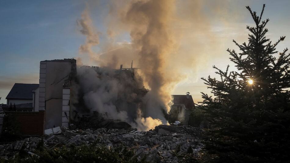 Destrucción en Járkov. Foto: Reuters.