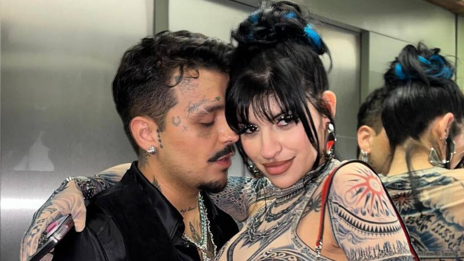 Cazzu y Christian Nodal. Foto: Instagram.