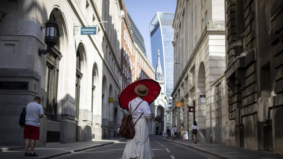Ola de calor en Reino Unido. Foto EFE.