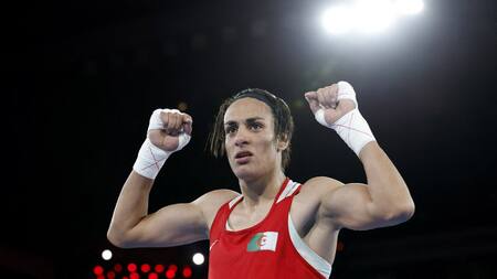 Imane Khelif ganó el oro en los Juegos Olímpicos de París 2024. Foto: Reuters