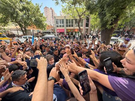 Javier Milei en Mendoza.