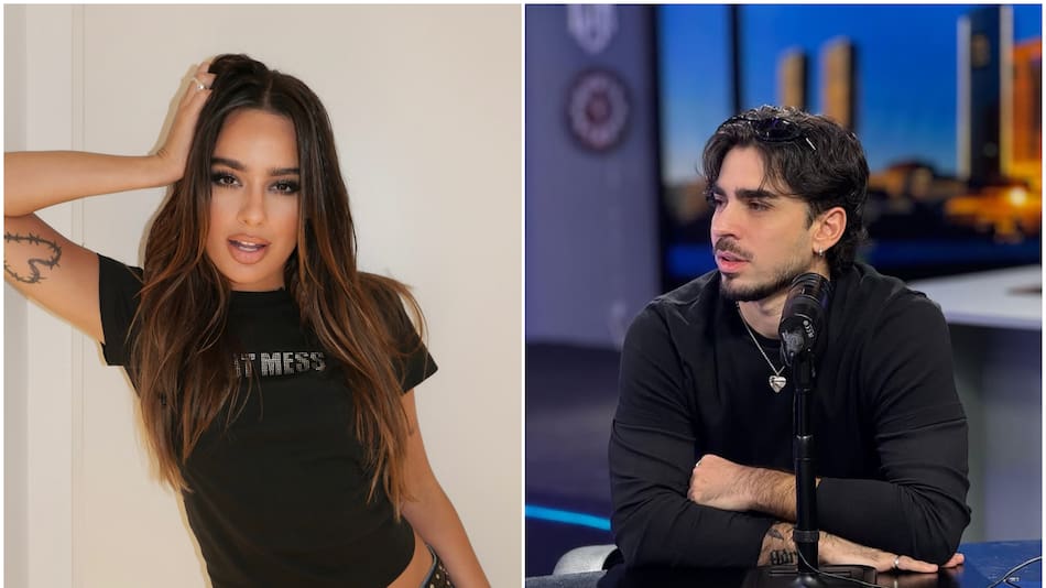 Flor Jazmín Peña y Agustín Franzoni.