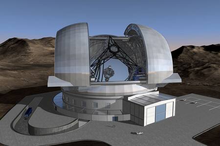 Telescopio Extremadamente Grande (ELT). Foto: European Southern Observatory