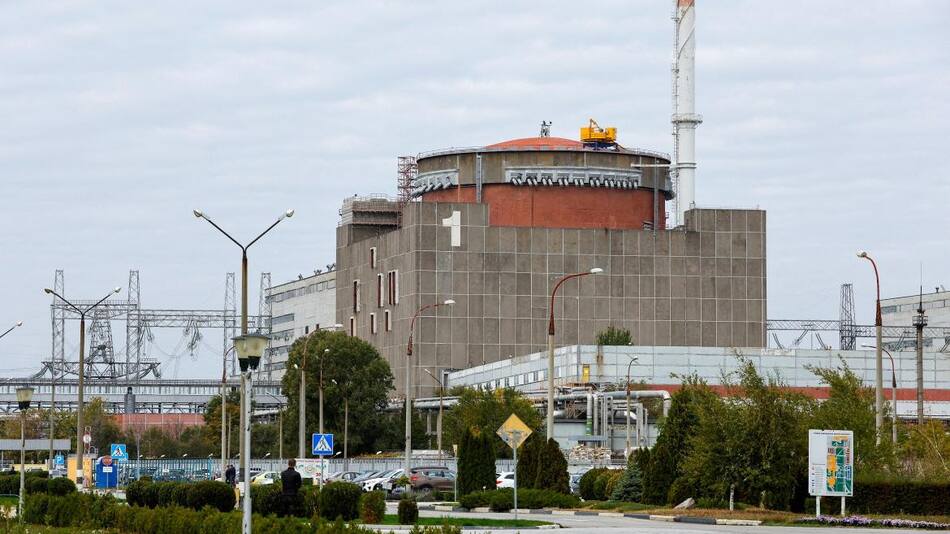 Central nuclear de Zaporiyia que fue bombardeada. Foto: Reuters.