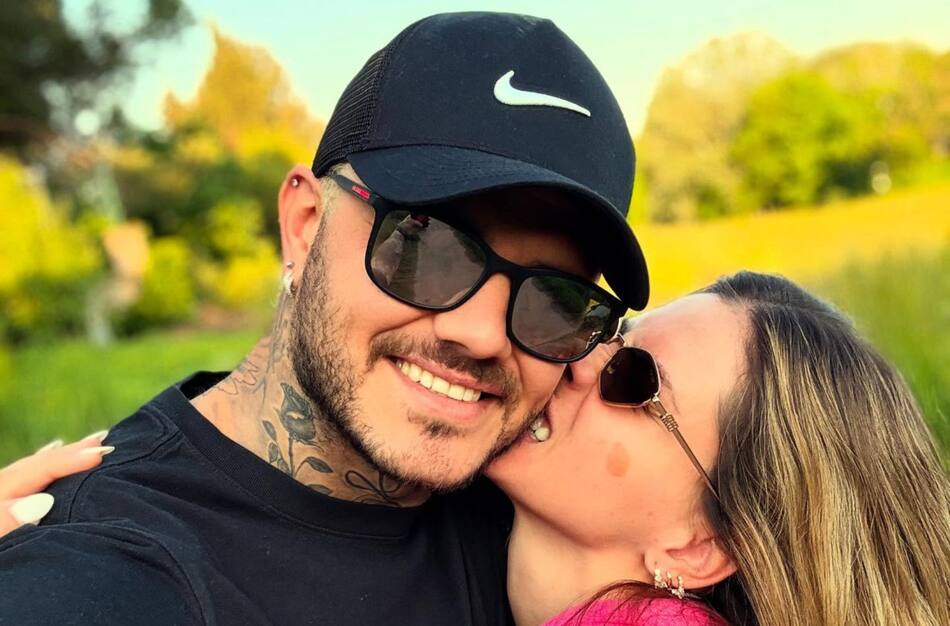 Mauro Icardi y la China Suárez. Foto: Instagram.