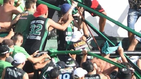 Incidentes en la tribuna de Nueva Chicago