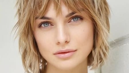 Corte de pelo Shaggy corto.