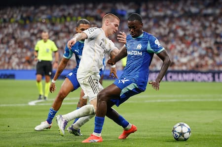 Champions League, Real Madrid vs. Olympique Marsella.