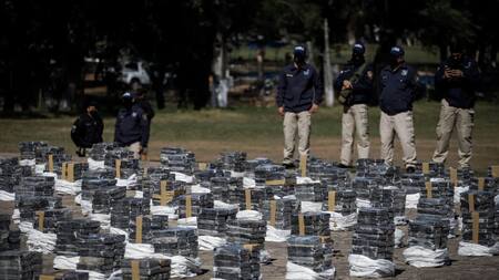 Policía Nacional de Paraguay incautó 3,4 toneladas de cocaína, AGENCIA EFE
