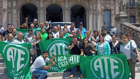 Trabajadores de ATE. Foto: NA
