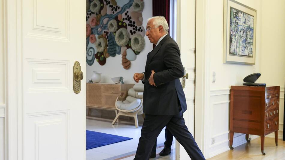 El primer ministro de Portugal, António Costa, tras anunciar su renuncia. Foto: EFE.